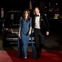 El Príncipe Guillermo y Kate Middleton en la Royal Variety Performance 2023