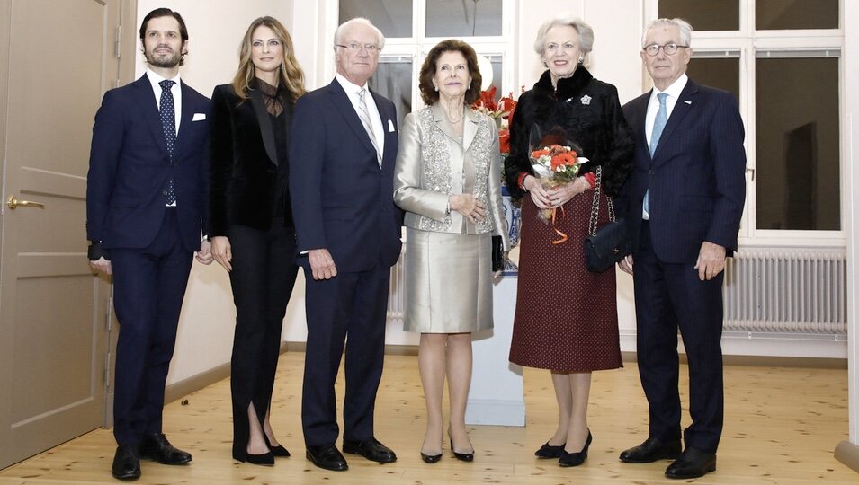 La Familia Real Sueca y Benedicta de Dinamarca en el concierto por el 80 cumpleaños de Silvia de Suecia