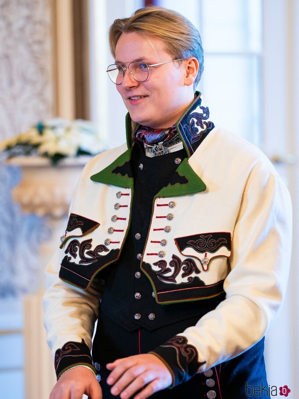 Sverre Magnus de Noruega en su 18 cumpleaños