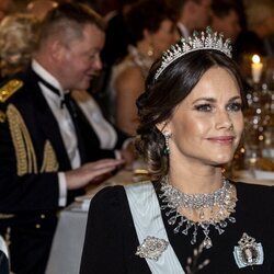 Sofia de Suecia con la Tiara Palmette con esmeraldas en los Premios Nobel 2023