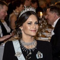 Sofia de Suecia con la Tiara Palmette con esmeraldas en los Premios Nobel 2023