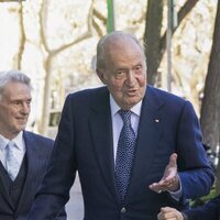 El Rey Juan Carlos acude a la celebración del 60 cumpleaños de la Infanta Elena