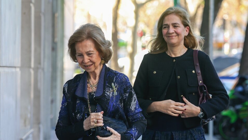 La Reina Sofía y la Infanta Cristina en la celebración del 60 cumpleaños de la Infanta Elena