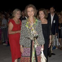 La Reina Sofía en la fiesta previa a la boda de Nicolás de Grecia y Tatiana Blatnik