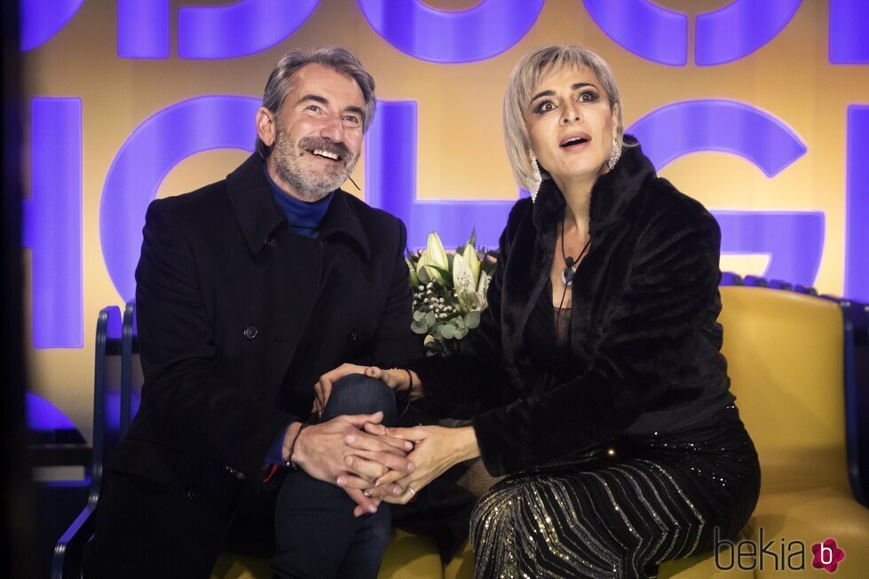 Ana María Aldón y su prometido Eladio en la gala 1 de 'GH DÚO 2'