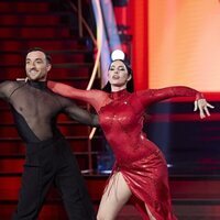 Mala Rodríguez durante su actuación en la primera gala 'Bailando con las estrellas'