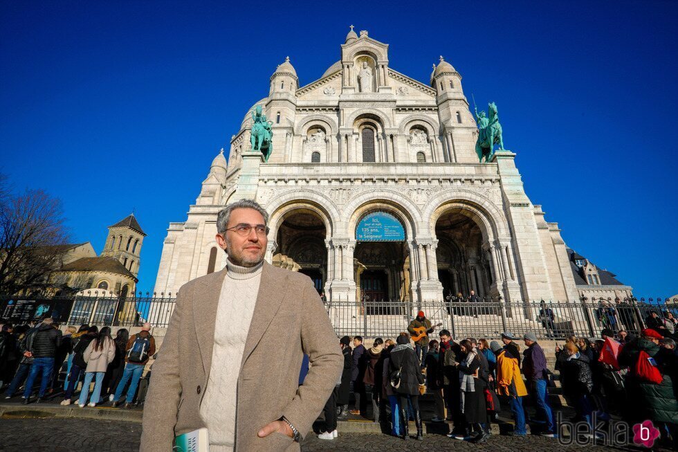 Máximo Huerta en le Sacré-Coeur de Montmartre