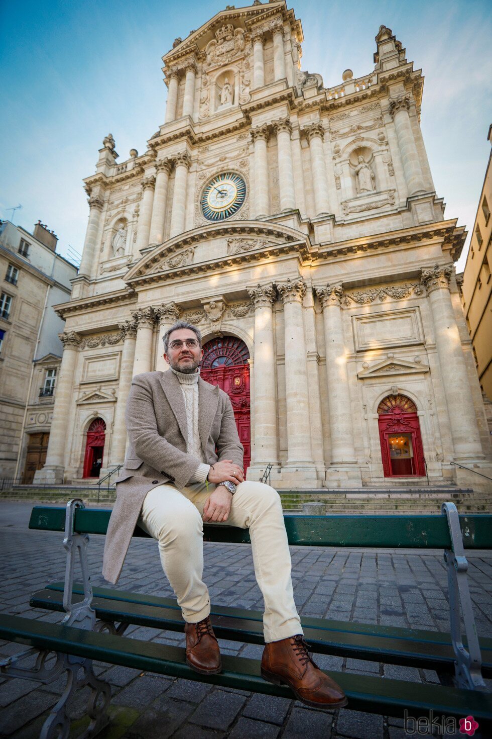 Máximo Huerta en la Iglesia de St Paul de París