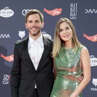 Marc Clotet y Natalia Sánchez en los premios Feroz 2024