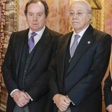 Jaime Alfonsín en su última recepción al Cuerpo Diplomático como jefe de la Casa de Rey