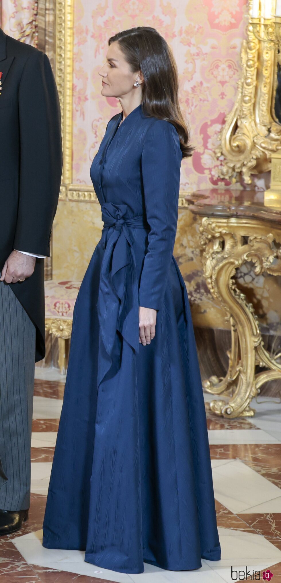 La Reina Letizia en la recepción al Cuerpo Diplomático 2024