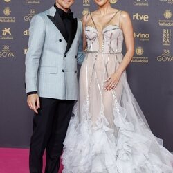 David Bisbal y Rosanna Zanetti, en la alfombra roja de los Premios Goya 2024
