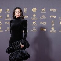 María José Llergo, en la alfombra roja de los Premios Goya 2024