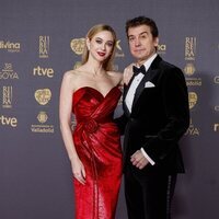 Marta Hazas y Javier Veiga, en la alfombra roja de los Premios Goya 2024