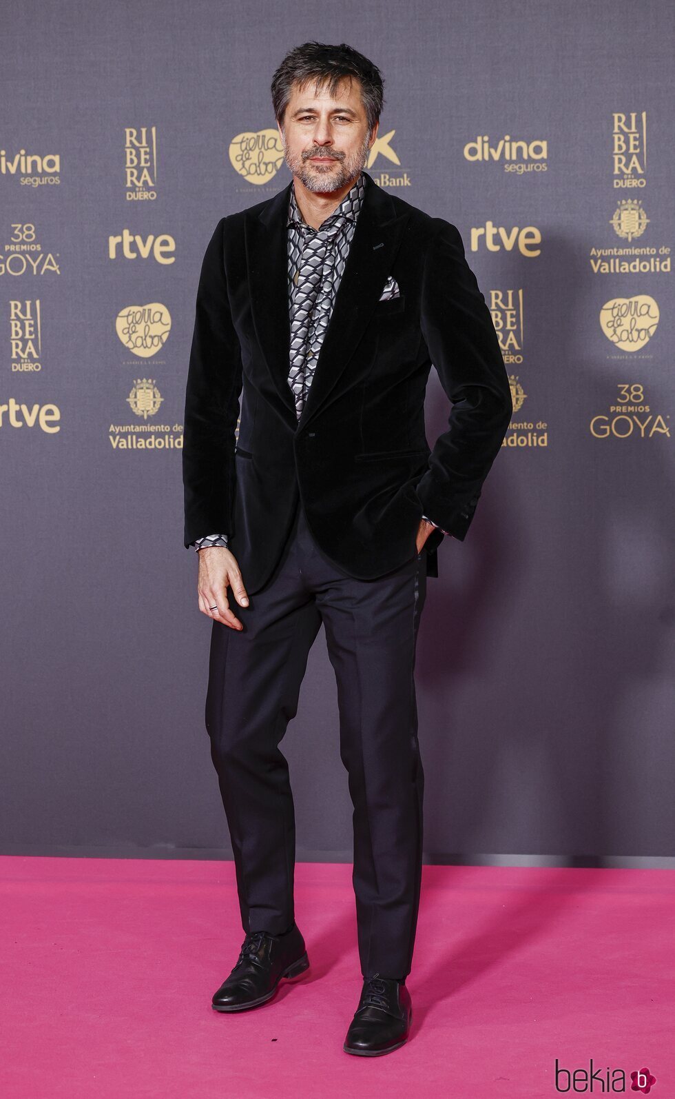 Hugo Silva, en la alfombra roja de los Premios Goya 2024