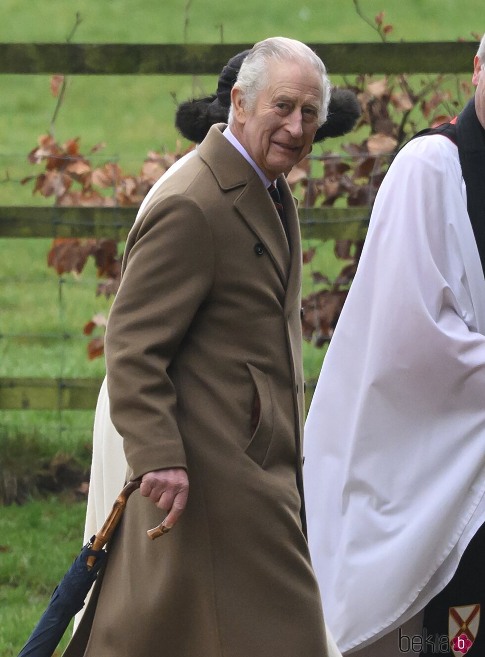 El Rey Carlos III acude a un servicio religioso en Sandringham