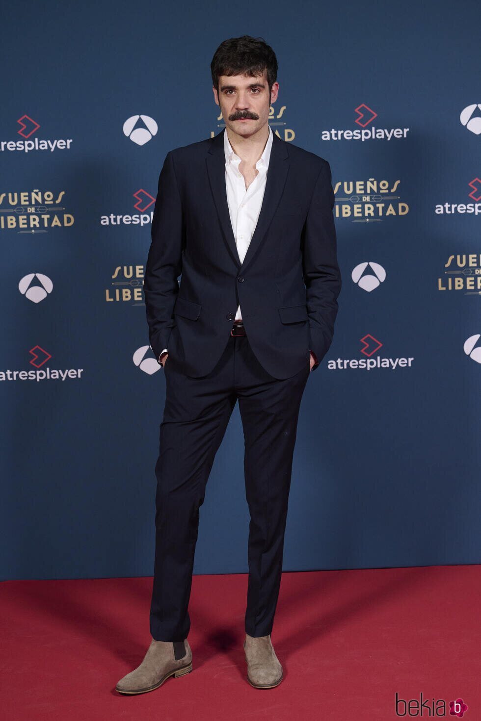 Javier Beltrán en el estreno de 'Sueños de libertad'