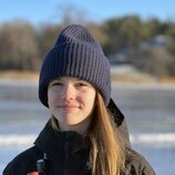 Estelle de Suecia en la nieve en su 12 cumpleaños