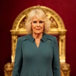 La Reina Camilla en The Queen's Anniversary Prizes
