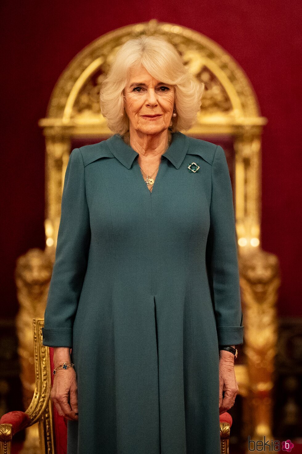 La Reina Camilla en The Queen's Anniversary Prizes