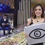 Lucía posa como ganadora en la segunda final de 'GH DÚO 2'