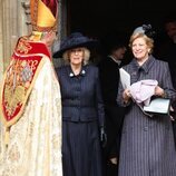 La Reina Camilla y Ana María de Grecia en el homenaje a Constantino de Grecia en Windsor