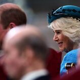 El Príncipe Guillermo y la Reina Camilla, muy sonrientes en el Día de la Commonwealth 2024