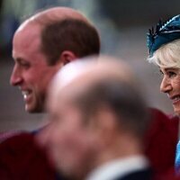 El Príncipe Guillermo y la Reina Camilla, muy sonrientes en el Día de la Commonwealth 2024