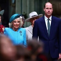 La Princesa Ana, la Reina Camilla y el Príncipe Guillermo en el Día de la Commonwealth 2024