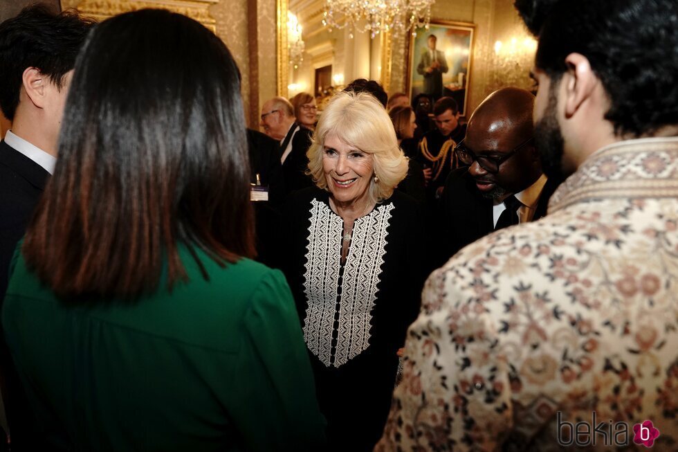 La Reina Camilla en la recepción por el Día de la Commonwealth 2024