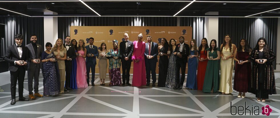 El Príncipe Guillermo, Tessy Ojo y los ganadores del Diana Award 2024