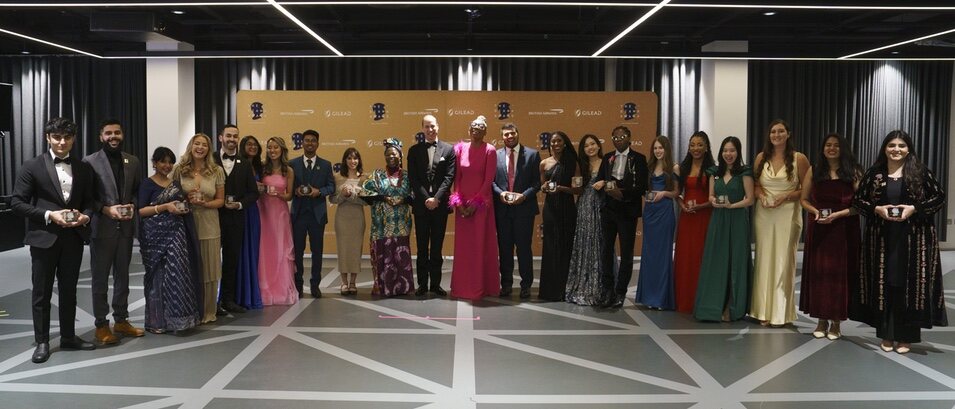 El Príncipe Guillermo, Tessy Ojo y los ganadores del Diana Award 2024