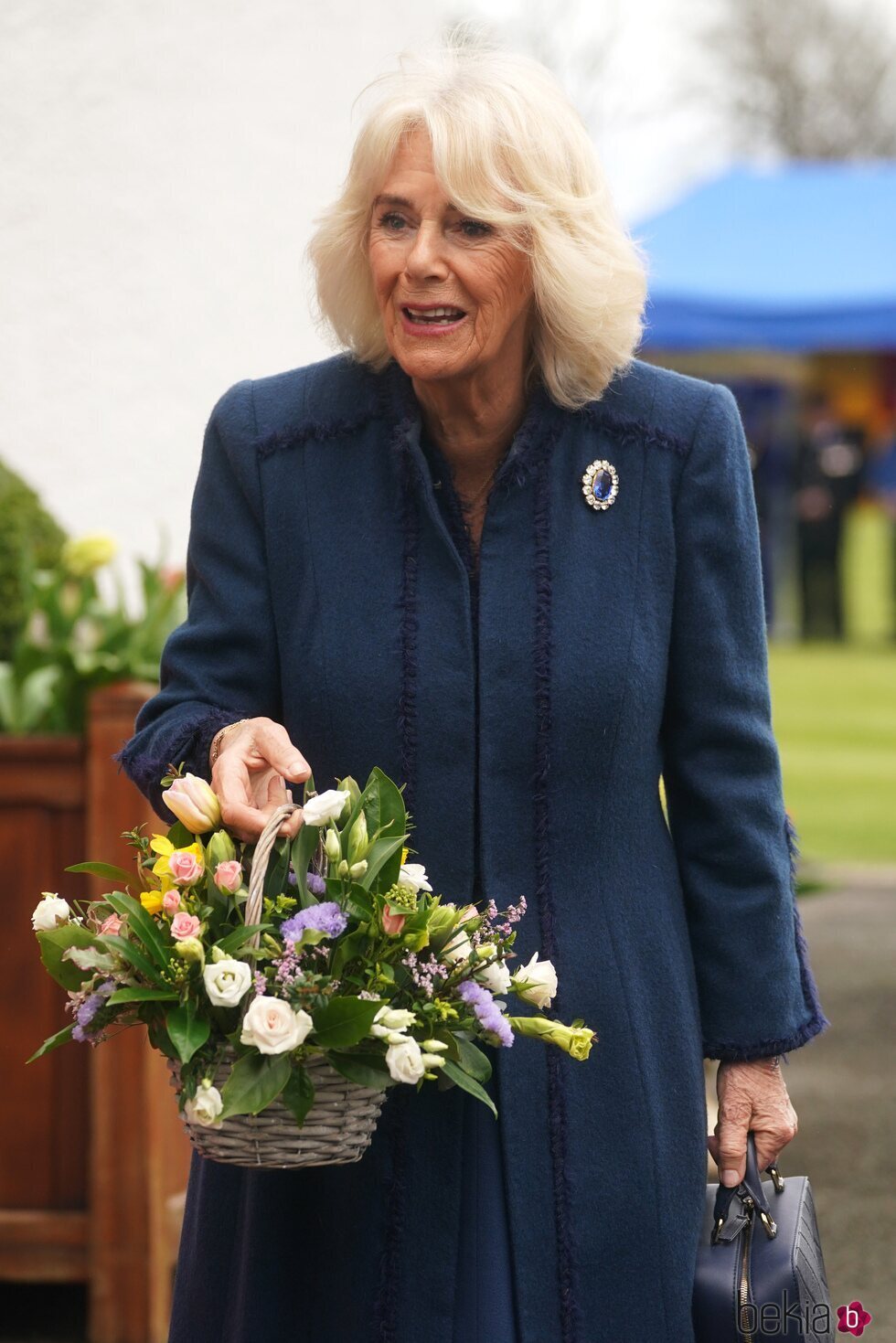 La Reina Camilla continúa con su agenda visitando la Isla de Man