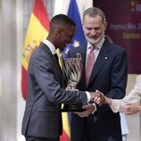 Los Reyes Felipe y Letizia entregan el Premio Rey Juan Carlos a Jordan Díaz en los Premios Nacionales del Deporte 2022