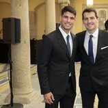 Carlos Alcaraz e Iker Casillas en los Premios Nacionales del Deporte 2022