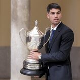 Carlos Alcaraz con el Premio Rey Felipe en los Premios Nacionales del Deporte 2022