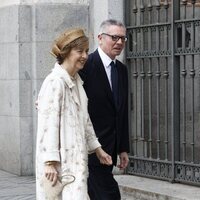 Alberto Ruiz-Gallardón en la boda de José Luis Martínez-Almeida y Teresa Urquijo