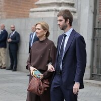 La Infanta Cristina y Juan Urdangarin en la boda de Almeida y Teresa Urquijo