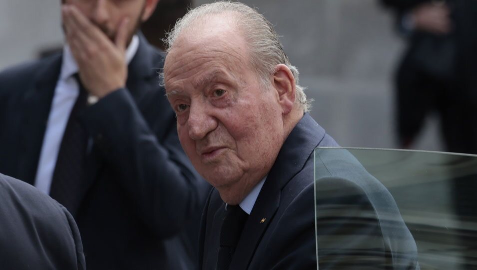 El Rey Juan Carlos en el funeral de Fernando Gómez-Acebo