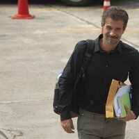Rodolfo Sacho acudiendo a la segunda sesión del juicio de Daniel Sancho