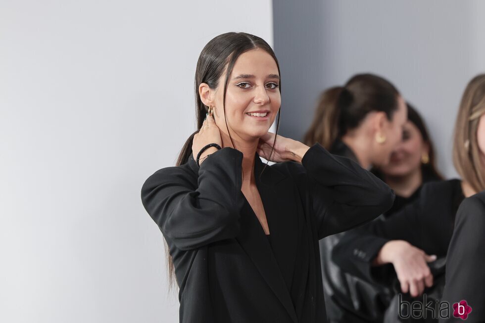 Victoria Federica sonríe en un evento de moda en Madrid