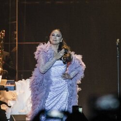 Isabel Pantoja en su concierto de Madrid en el Wizink Center