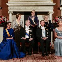 La Familia Real Holandesa y los Reyes Felipe y Letizia en la cena de gala por su Visita de Estado a Países Bajos