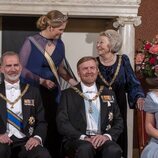 Amalia de Holanda y Beatriz de Holanda, muy cómplices en la cena de gala por la Visita de Estado de los Reyes de España a Países Bajos