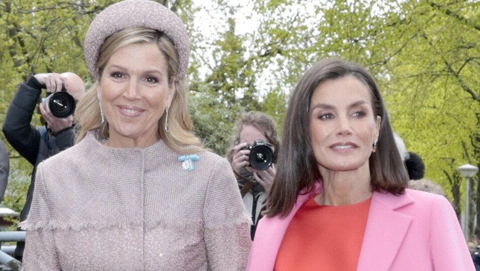 Máxima de Holanda y la Reina Letizia en LAB6 en la Visita de Estado de los Reyes de España a Países Bajos