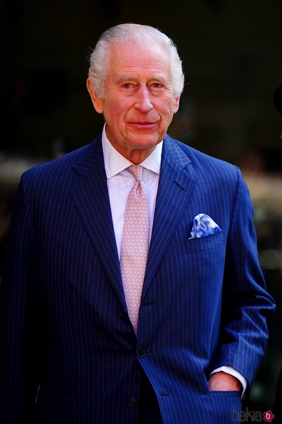 El Rey Carlos III en el Centro Oncológico Macmillan de Londres
