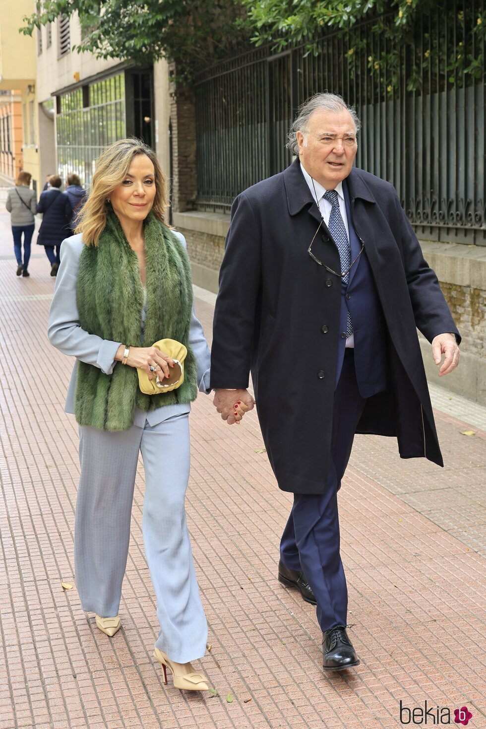 Juancho García Obregón y Marta Vázquez de Castro en la boda de Javier García-Obregón y Eugenia Gil