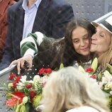 Victoria Federica, muy cariñosa con la Infanta Elena en el Mutua Madrid Open de Tenis 2024