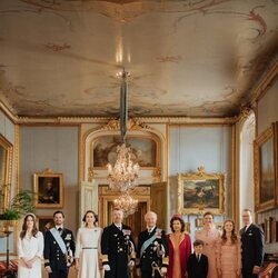 Federico y Mary de Dinamarca con la Familia Real Suecia en su Visita de Estado a Suecia