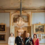 Federico y Mary de Dinamarca y Carlos Gustavo y Silvia en su Visita de Estado a Suecia